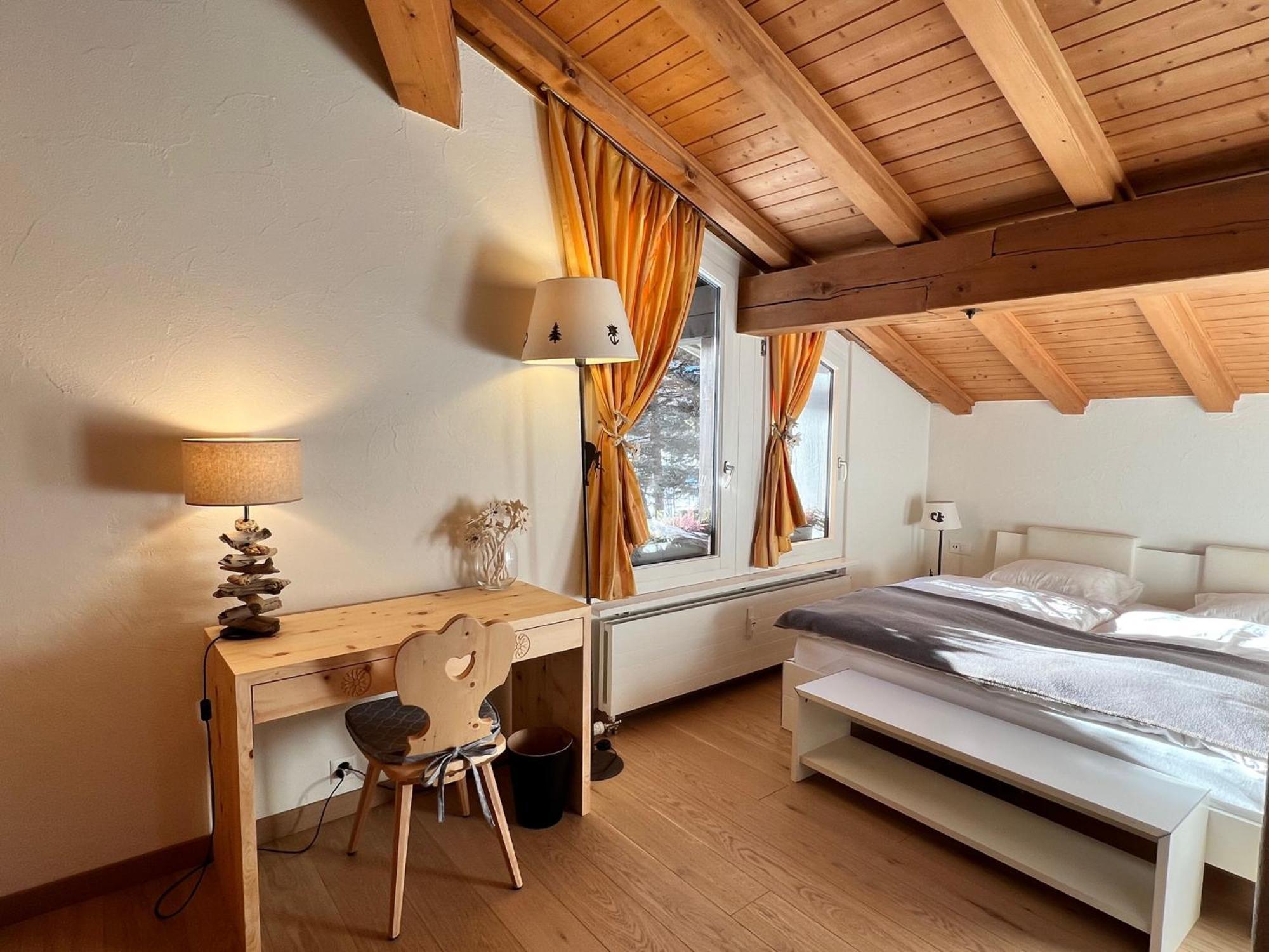 Chesa Suot Ovas Apartman Sils Maria Szoba fotó