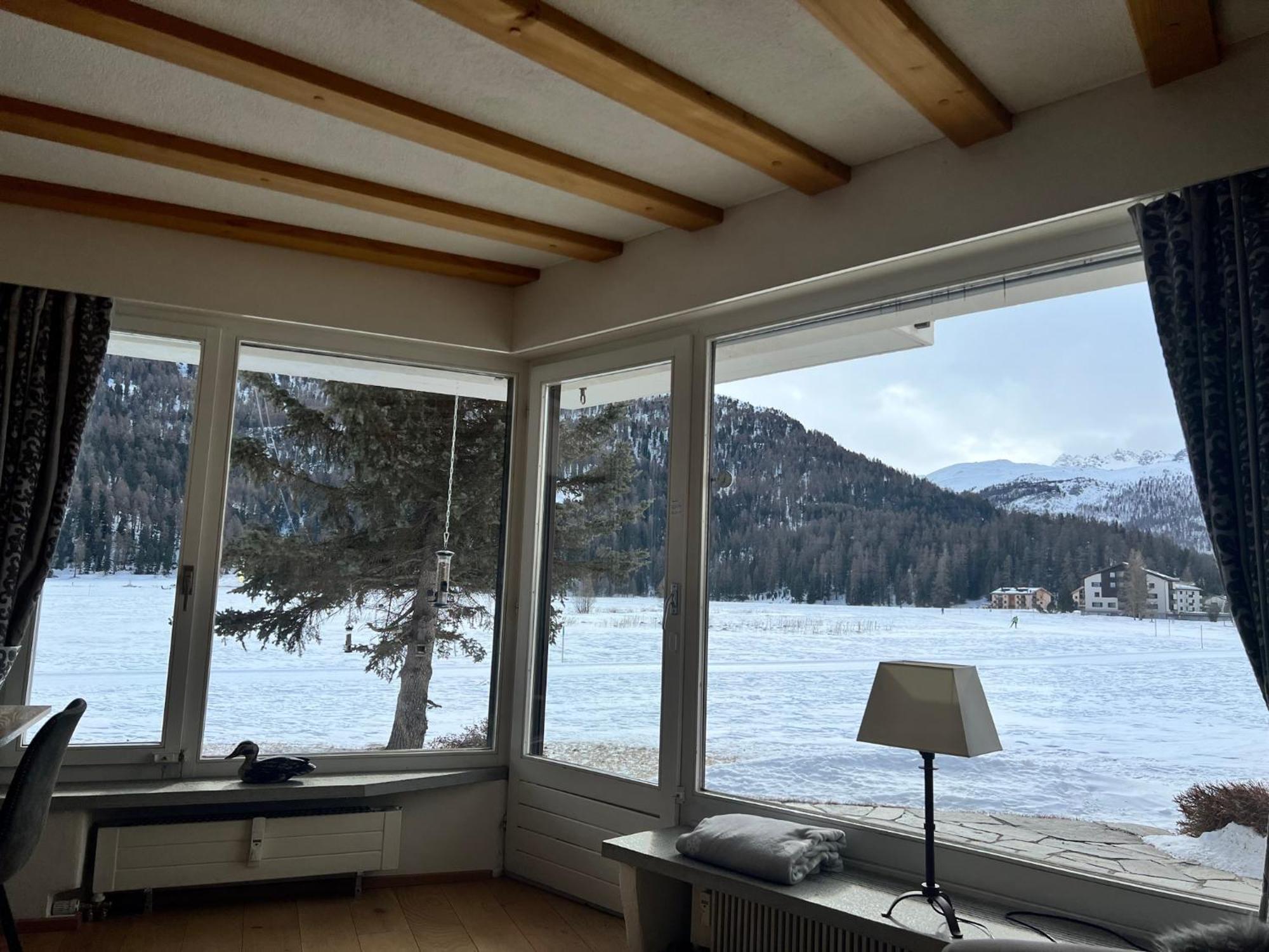 Chesa Suot Ovas Apartman Sils Maria Szoba fotó