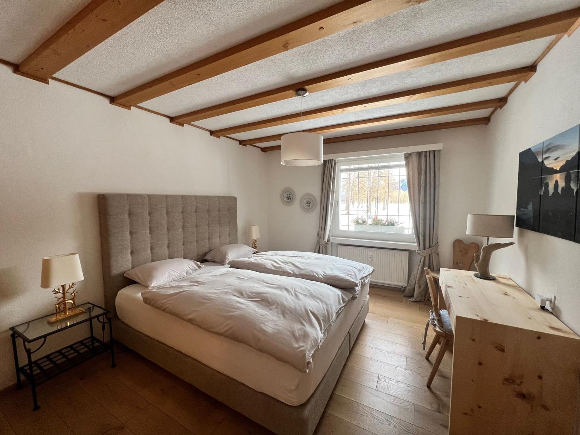 Chesa Suot Ovas Apartman Sils Maria Szoba fotó